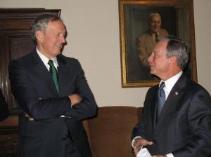 Mayor Bloomberg and Gov. Pataki at the New York Athletic Club